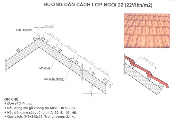 Kỹ thuật thi công ngói lợp 22
